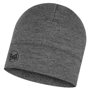Czapki Buff Midweight Merino Wool Hat Ocean Melange (118007) LIGHT GREY MELANGE