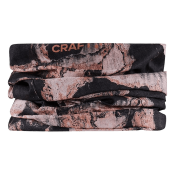 Szalik Craft NECK TUBE černá s oranžovou