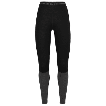 Legginsy Icebreaker 200 ZoneKnit Leggings Women BLACK/JET HTHR/CB