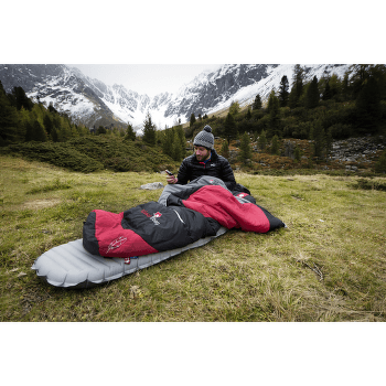 Wkładka do śpiwora Grüezi bag Feater - The Feet Heater Dark Red