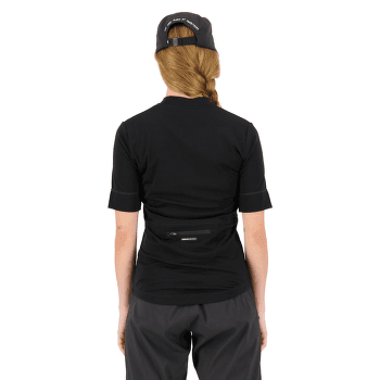 Koszulka z krótkim rękawem Mons Royale Cadence Half Zip Women Black