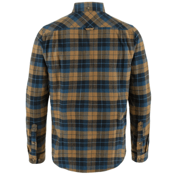 Koszula z długim rękawem Fjällräven Singi Heavy Flannel Shirt Men Dark Navy-Buckwheat Brown