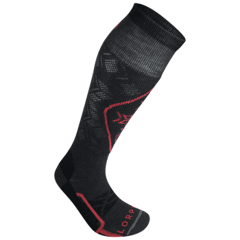 Podkolanówki Lorpen T2 SKI LIGHT ECO Women GREY/RED