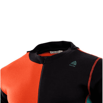 Triko s dlouhým rukávem Aclima WarmWool Hood Sweater W/Zip Men Marengo / Jet Black / Corsair