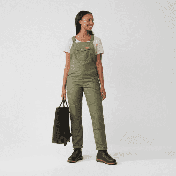 Spodnie Fjällräven Vardag Dungaree Trousers Women Green