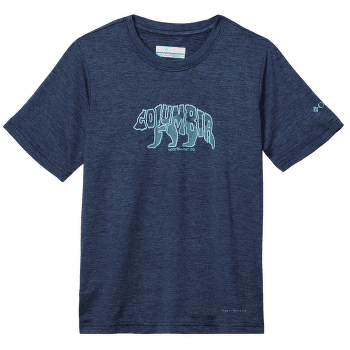 Koszulka z krótkim rękawem Columbia Mount Echo SS Graphic Shirt Boys Collegiate Navy, Bearly Stroll 465