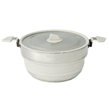 Garnek Sea to Summit Detour Stainless Steel Collapsible Pot - 5L Moonstruck Grey