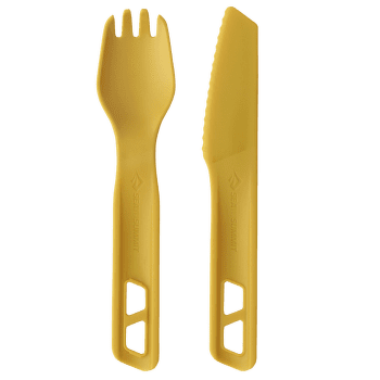 Sztućce Sea to Summit Passage Cutlery Set - [2 Piece] Arrowwood Yellow