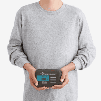 Wkładka do śpiwora Sea to Summit Breeze Sleeping Bag Liner - Mummy w/ Drawcord - standard Blue Atoll