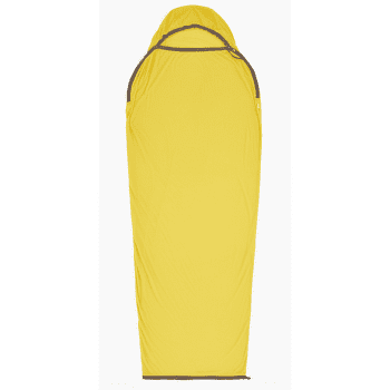 Wkładka do śpiwora Sea to Summit Reactor Sleeping Bag Liner - Mummy w/ Drawcord- Compact Sulphur Yellow