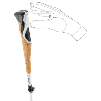 Hole Leki Cross Trail FX Superlite white-envy-black
