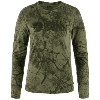 Koszulka z długim rękawem Fjällräven Värmland Wool LS Women Green Camo