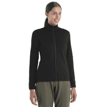 Bluza Icebreaker Merino 560 Realfleece™ Elemental LS Zip Women Black