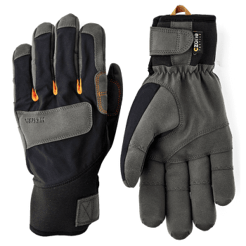 Rękawice Hestra Ergo Grip Delta HDry - 5 finger Black / Dark grey