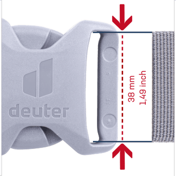 Sprzączka deuter Buckle 38S HI/TR/AL Black