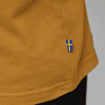 Koszulka z krótkim rękawem Fjällräven Lush Logo T-Shirt Men Acorn