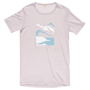 Koszulka z krótkim rękawem Devold Molnes Merino Tee Junior 167A ORCHID