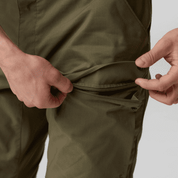 Spodnie Fjällräven Abisko Hybrid Trail Trousers Men Suede Brown