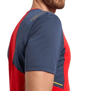 Koszulka z krótkim rękawem La Sportiva RIDGE T-SHIRT Men Night Sky/Mountain Red