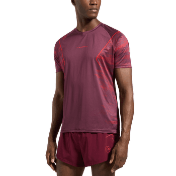 Koszulka z krótkim rękawem La Sportiva PACER T-SHIRT Men Redwood/Mountain Red
