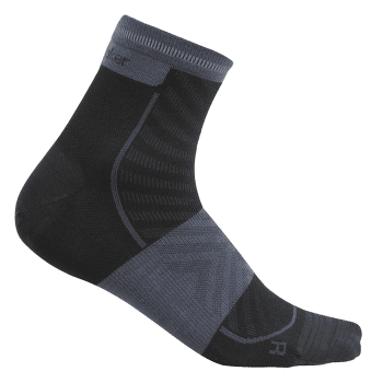 Skarpety Icebreaker Merino Blend Run+ Ultralight Mini Men BLACK/GRAPHITE