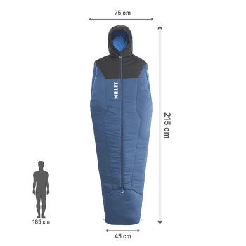 Śpiwór Millet BOSSONS 5° DARK DENIM NEW