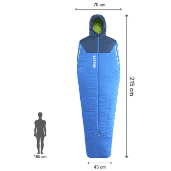 Śpiwór Millet BOSSONS -2° Long ICON BLUE