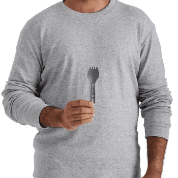 Łyżki Sea to Summit Frontier UL Spork - Short Handle Aluminium Hard Anodised Grey