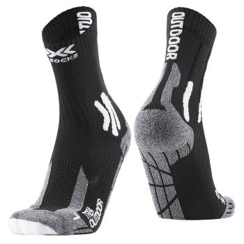 Skarpety X-Bionic Trek Outdoor Socks Opal Black/Dolomite Grey Melange