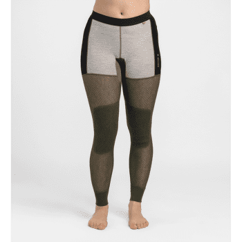 Legginsy Aclima WoolNet Hiking Longs Women Jet Black/Poinciana/Capulet Olive