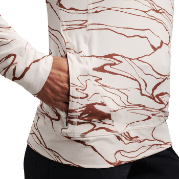 Bluza Black Diamond LS Alpenglow Hoody Women Relief-Meadow Rose-Fig