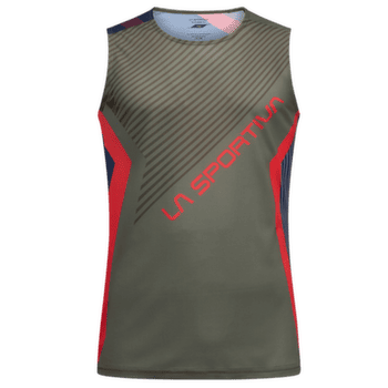 Tank top La Sportiva FLOW TANK Men Mountain Red/Cypress