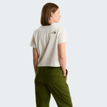 Koszulka z krótkim rękawem The North Face Flora Embro Regular Short Sleeve Tee-Graphic Women WHITE DUNE