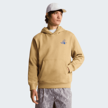 Bluza The North Face U Mountain Celebration Relaxed Hoodie-Graphic Men Khaki Stone
