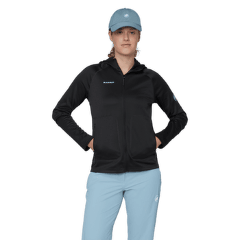 Bluza Mammut CRAG ML HOODED JACKET WOMEN black 0001