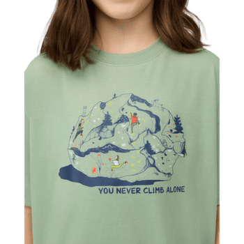 Koszulka z krótkim rękawem Mammut MAMMUT BASE T-SHIRT CLIMBING KIDS white 0243