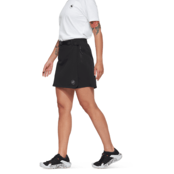 Spódnice Mammut TREKKER WRAP SKORT WOMEN black 0001