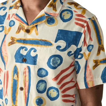 Koszulka z krótkim rękawem Patagonia Tidal Threads Camp Shirt Men Tropiclimb: Hot Ember