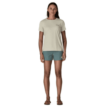 Koszulka z krótkim rękawem Patagonia Cap Cool Daily Shirt - Boardshort Logo Women Aquatic Blue - Light Aquatic Blue X-Dye