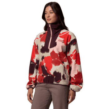 Bluza Columbia Sequoia Grove Printed Half Zip Women Washed Red, Ikatbloom 643