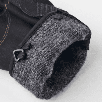 Rękawice Hestra Ergo Grip Wool Touring - 5 finger Dark forest / Black