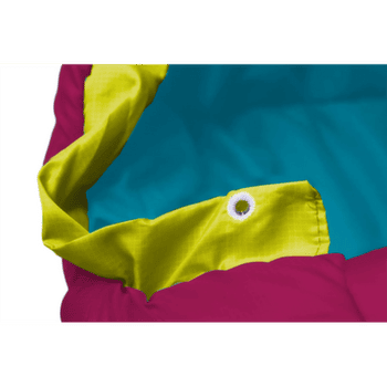 Śpiwór Grüezi bag Kids Grow Colorful Raspberry Red Raspberry Red