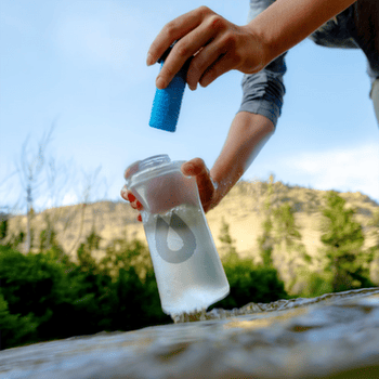 Butelka Hydrapak PACKFLASK+ FILTER KIT 750ml Clear