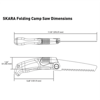 Pila GearAid SKARA™ Camp Saw with Sheath
