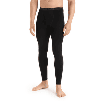Legginsy Icebreaker Tech Leggings w Fly Men Black/Monsoon