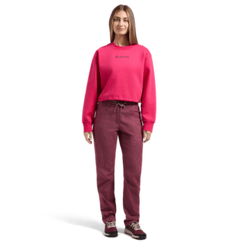 Bluza La Sportiva HERITAGE LOGO CROP SWEATER Women Azalea/Redwood
