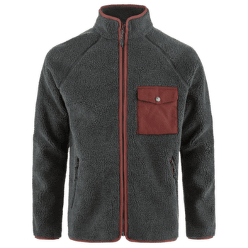 Bluza Fjällräven Vardag Pile Fleece Men Dark Grey-Maroon