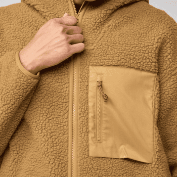 Kurtka Fjällräven Vardag Pile Fleece Long Women Black Oak