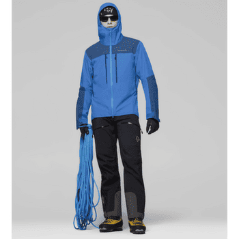 Kurtka Norrona trollveggen Gore-Tex Pro light Jacket Men Brilliant Blue/Dark Blue