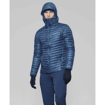 Kurtka Norrona trollveggen down800 super light Hood Men Dark Blue